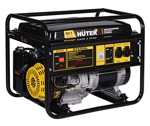 Портативный бензогенератор Huter DY6500L