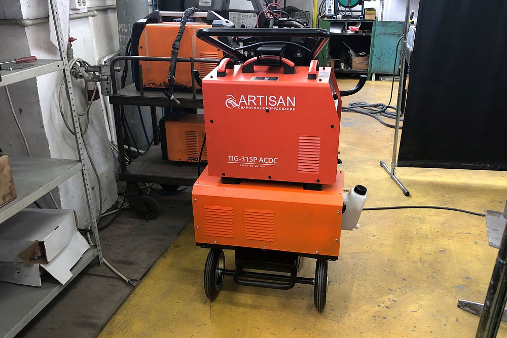 Испытание Artisan tig 315 AC/DC