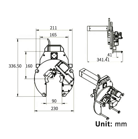 Открытая головка для орбитальной сварки MWG-170 в Белгороде