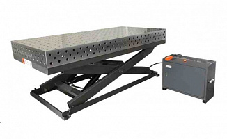 Сварочный гидравлический подъемный стол 3D система 28, 1200х1200х200
