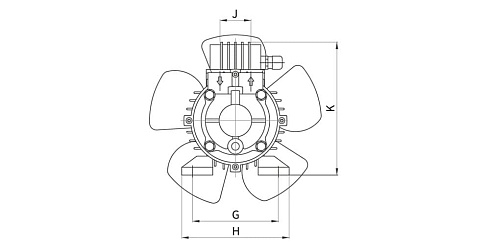 WD-021W Маленький медный водяной масляный вихревой насос