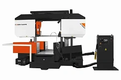 Полуавтоматическая двухколонная ленточная пила большой мощности в Белгороде