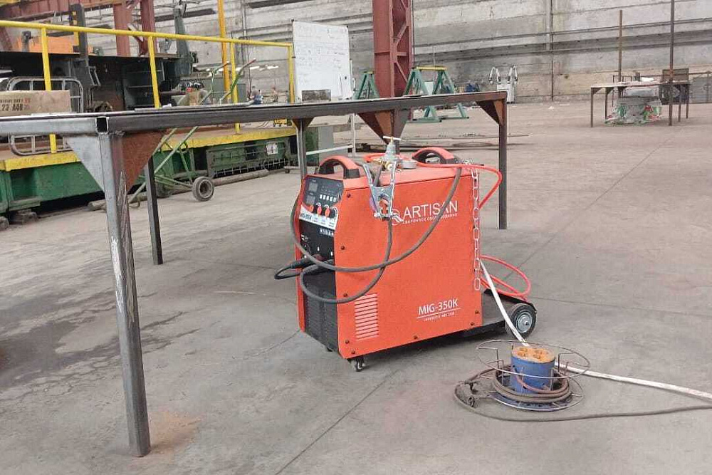 Испытания сварочного аппарата MIG 350 К 