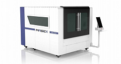 Полностью закрытый одно-платформенный волоконный лазерный станок для резки MK-P в Белгороде