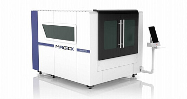 Полностью закрытый одно-платформенный волоконный лазерный станок для резки MK-P в Белгороде